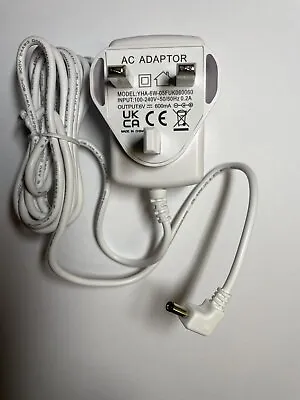 WHITE 6V 3.5mmx1.3mm 3.5x1.3 Mains AC-DC Switch Mode Adapter Power Supply • £11.99