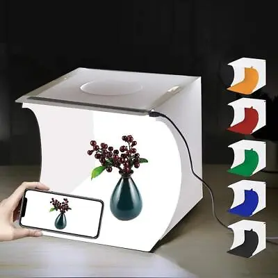 Mini Photo Studio Light Box 20cm Portable Photography Shooting Light Tent Kit • $23.73