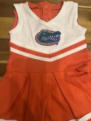 University Of Florida Gators Dress 0-3M Cheer Outfit 1 Piece Cheer Kids • $19