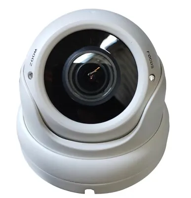 4N1 Outdoor IR Dome 1080p CCTV Security Camera IP66 2.7mm-13.5mm WHITE (187) • £19.99