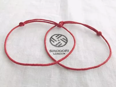 2 X Handmade Kabbalah Red String Adjustable Bracelet LUCKY SUCCESS PROTECTION • £3.49