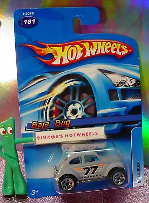 2005 Hot Wheels BAJA BEETLE #161 ☆variant Flat Gray VW;or5; 77 ☆Volkswagen • $5.77