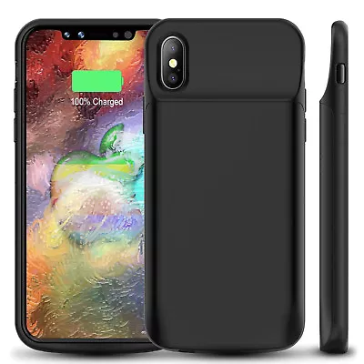 $70.29 • Buy 360Full Shockproof Battery Case Power Bank Back Up Cover For Apple IPhone X 8 7