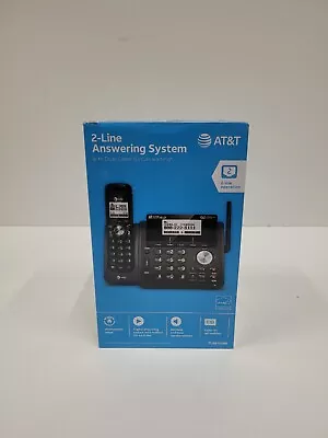 AT&T TL88102BK 2 Line Answering System Expandable Cordless Phone • $34.99