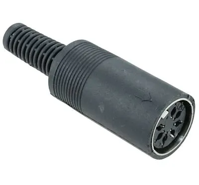 Male Or Female DIN Plug Socket Connector - 3 4 5 6 7 8 PIN • £4.59