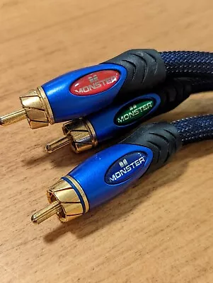 Monster THX Certified Component Gold RCA Cable 4 Ft. Monster Audio Video Cable  • $5.50