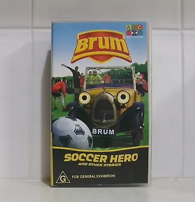 VHS Videotape - BRUM - Soccer Hero And Other Stories - ABC For Kids Video • $8.99