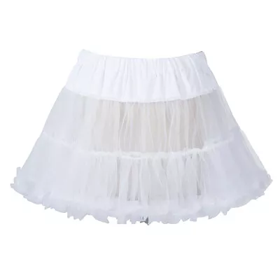 18  50s Retro Underskirt Swing Vintage Mini Petticoat Fancy Net Skirt • £12.99