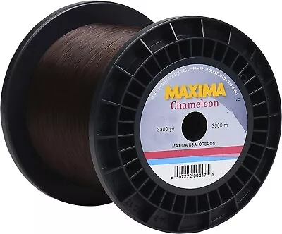 Maxima Chameleon 3300 Yd Spool Monofilament Line 8 10 12 Lb • $112