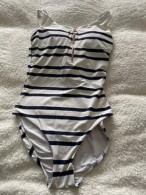 F&F Size 14 Swim Suit - Zip Up Front • £2