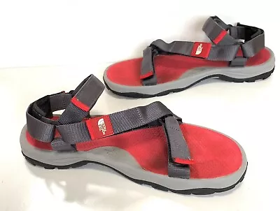 Mens The North Face Grey/Red Strapped Walking Sandals Size UK 11 Great Cond • £25