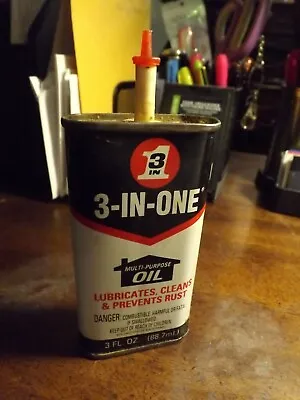 Vintage 3-IN-ONE Oil Can-Pre-owned • $9.98