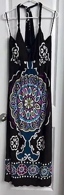 En Focus Studio Dress Womens Size 16 Maxi  Mandala Pattern • $27.14