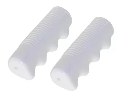 Mini 12  WHITE Lowrider Bicycle Grips Chopper Beach Cruiser Bike Grips. • $6.89