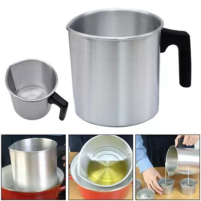 £5.99 • Buy 1.2L Pot Pouring Pitcher Jug Wax Melting  Aluminium Pot Candle Soap Making Tool