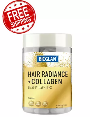  Bioglan Shinier Hair Skin Care Radiance Collagen Capsules • $27.43