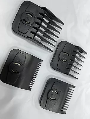 4 PCS Magnetic Hair Clipper Comb Guide / Trimmer Guards Attachments • £7.99