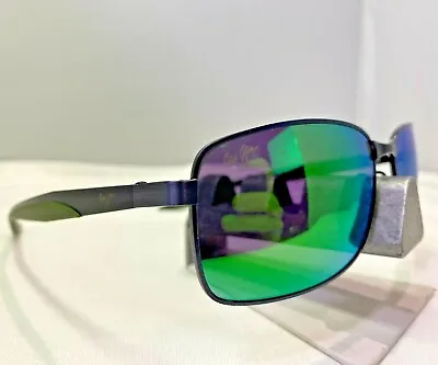 Maui Jim Shoal Mj 797-02f Gunmetal With Maui Green Polarized Sunglasses New 9 • $130