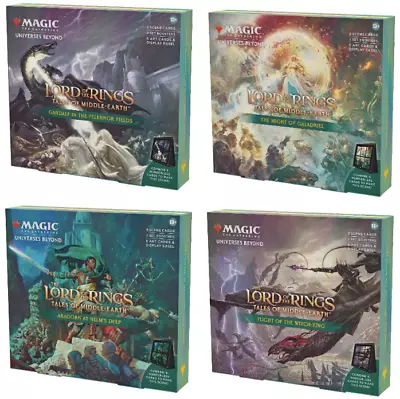 Clearance BLOWOUT! MTG !! MAGIC - UNIVERSES BEYOND LORD OF THE RINGS SCENE BOX! • $101.85