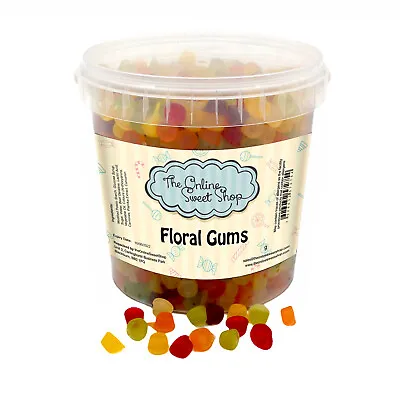 £14.50 • Buy Floral Gums Party Sweets Bucket Pick And Mix Candy Retro Party Treats