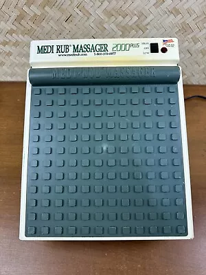 Medi Rub Massager 2000 Plus MR-3F 2 Speed Vibrating Foot Massager TESTED • $59.39