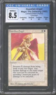 Magic The Gathering Alpha Guardian Angel CGC 8.5 • $43.95