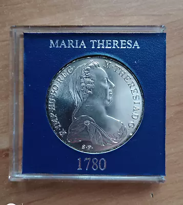 1780 Austria Maria Theresa Thaler Silver Coin - 28.1g • £16