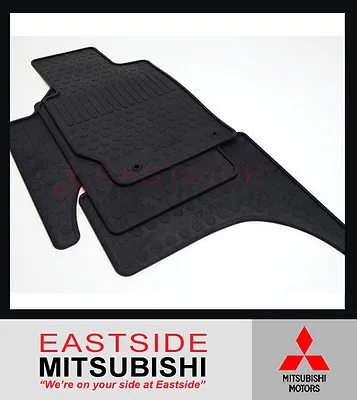 $80.55 • Buy Genuine Mitsubishi Ml Mn Mq Triton Dual Cab Rubber Floor Mats Full Set 2007-2017