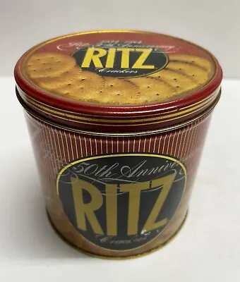 Vtg 1984 Nabisco Ritz Crackers 50th Anniversary  Limited Edition Tin - EUC • $15