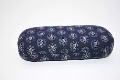 Vera Bradley Hard Eyeglass Case In  Classic Navy -1998  Pattern • $7.89