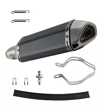 38-51mm Universal Slip On Exhaust Muffler Silencer Pipe DB Killer For Motorcycle • $38.31