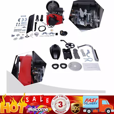 4-Stroke 49CC Gas Cycle Bike Engine Kit Petrol Motorized Bicycle Motor Full Set! • $176