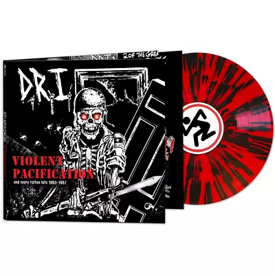 D.R.I. Violent Pacifications And More Hits 1983-1987 Red/Black Splatter Vinyl LP • $27.99