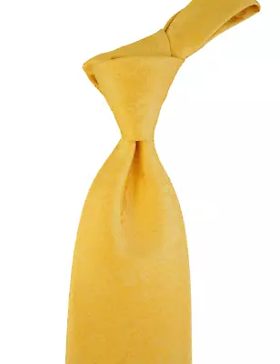 NWOT ITALO FERRETTI For Santostefano Yellow W Woven Paisley Silk Neck Tie Italy • $29