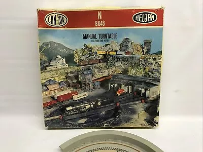 Heljan Con-Cor B 646 N Scale 9  Manual Turntable Plastic For Repair • $12.03