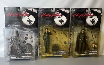 SLEEPY HOLLOW 3 Figure Lot Ichabod CraneThe Crone& Headless Horseman McFarlane • $50