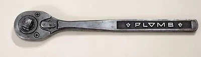 Vintage 1/2-inch Drive PLOMB PLVMB 5449 Ratchet Wrench Made In USA  • $28