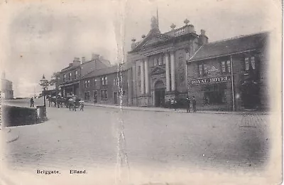 Elland  Pc 1903 Royal Hotel Briggate Became The Bridge Now The Wellbeing Centre • £4