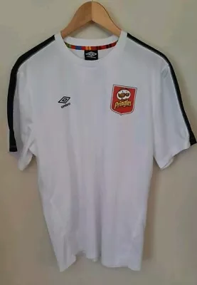 Umbro Pringles White Sports T-shirt Size L/XL • £0.99