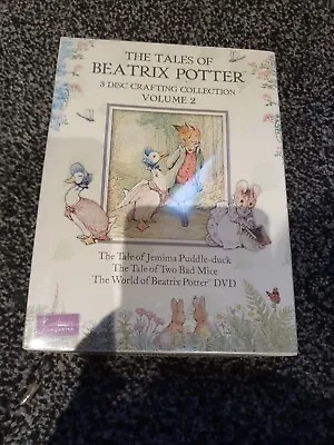 The Tales Of Beatrix Potter: 3 Disc Crafting Collection Volume 2. CD/DVD. NEW • £6