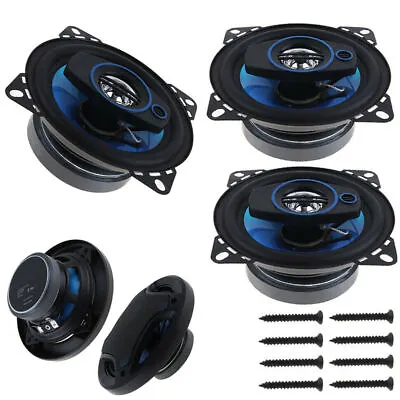 Pair Of 4 Inch 100W 3 Way Car Hifi Loud Speaker Coaxial Horn Auto Automobile New • $69.99