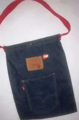 Levi's 501 Big E Vintage Denim Tote Bag - Now! Designs San Francisco. Never Used • $61