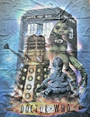 £19.95 • Buy Dr Who Duvet Set With Dalek, Tardis, Slitheen, Moxx Single Bed Duvet Cover Set