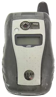 Motorola I Series I580 - Black & Gray ( Nextel ) Rare IDEN PTT Flip Phone - READ • $50.99