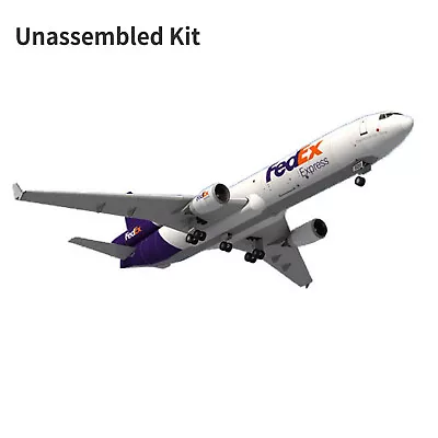 1:100 Scale Fedex MD-11 Air Plane Model 3D Paper Unassembled Kit Aircraft Toy • £15.34