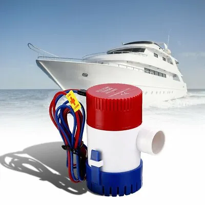 Marine Boat Yacht Electric Sump Bilge Water Pump 1100GPH 12V Submersible 1-1/8  • $14.91