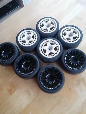 Tamiya 1/10 Wheels And Tyres Tt01 Tt02 Ect • £20