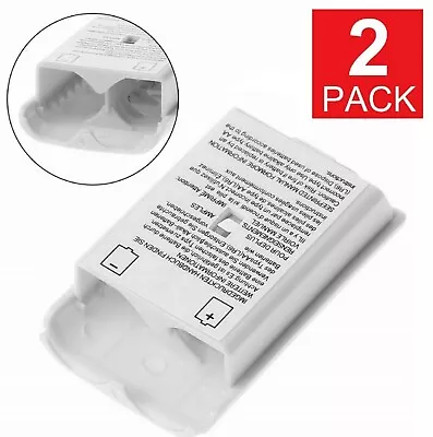 $5.99 • Buy 2-Pack AA Battery Back Cover Case Shell Pack For Xbox 360 Wireless Controller