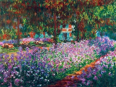 Monet's Garden In Giverny By Claude Monet Art Painting Print • $8.99