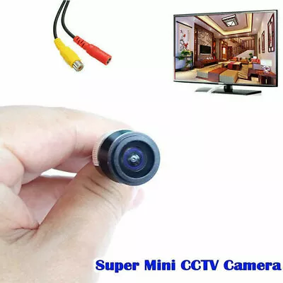 Smallest 900TVL Micro Pinhole Screw Tiny Home Surveillance Color HD Video Camera • $18